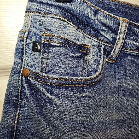 Judy Blue Only Good Bandana Shorts Sz M - Picture 4 of 9